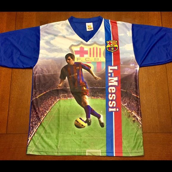 Barcelona FCB Other - Rare Messi #10 Jersey Shirt by Barcelona FCB Sz L